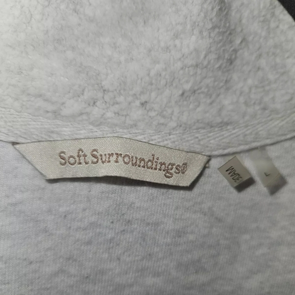 Soft Surroundings Women's CUDDLE PULLOVER Light Gray Size Large - Picture 16 of 16